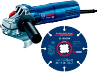 Изображение Угловая шлифмашина Bosch GWS 9-125 S Professional с диском X-Lock Carbide Multi Wheel 0615990N3G