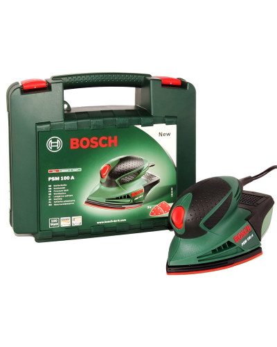 Мультишліфмашина Bosch PSM 100 A в кейсі