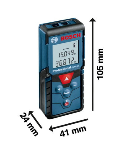 Лазерный дальномер Bosch GLM 40 Professional 
