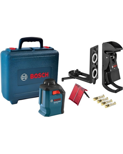 Лазерний нівелір Bosch GLL 2-20 Professional + BM 3 + кейс 