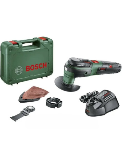 Акумуляторний багатофункціональний інструмент Bosch UniversalMulti 12, 1 акб 12 В, 2.5 Ah, з/п AL1130 CV