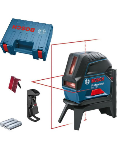 Лазерний нівелір Bosch GCL 2-50 Professional + RM1 + BM3