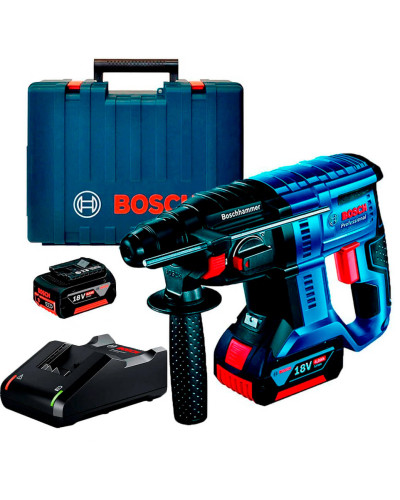 Акумуляторний перфоратор Bosch GBH 180-Li Professional, 2 акб GBA 18V 4.0Ah, з/п GAL 18V-40