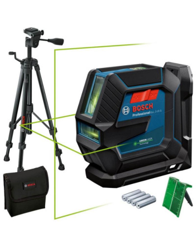 Лазерний нівелір Bosch GLL 2-15 G зі штативом 
