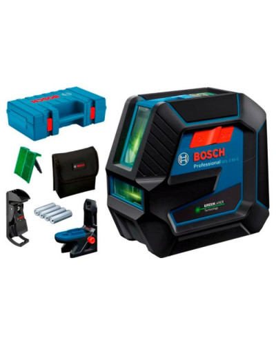 Лазерний нівелір Bosch GCL 2-50 G Professional у валізі з тримачем RM 10, затискачем DK 10
