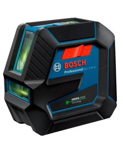 Лазерний нівелір Bosch GCL 2-50 G Professional у валізі з тримачем RM 10, затискачем DK 10