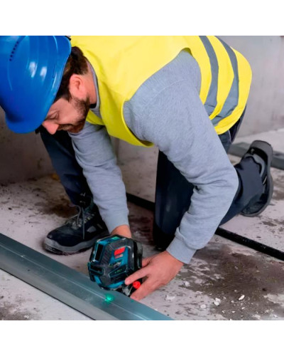 Лазерний нівелір Bosch GCL 2-50 G Professional у валізі з тримачем RM 10, затискачем DK 10