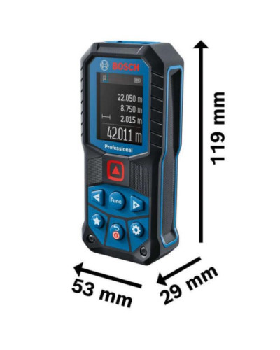 Лазерний далекомір Bosch GLM 50-22 Professional, з чохлом 