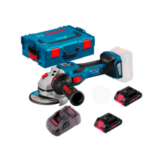 Акумуляторна кутова шліфувальна машина Bosch GWS 18V-15 SC Professional, 2 акб ProCORE 18V 4.0Ah, З/П GAL 1880 CV, L-Boxx 136