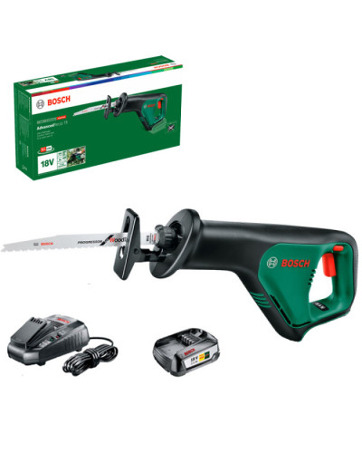 Шабельна пила Bosch AdvancedRecip 18, 1 акб PBA 18 V 2.5 Ah и з/у AL 1830 CV