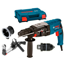 Перфоратор Bosch Professional GBH 2-28 F, в кейсе с БЗП, с насадкой пылеудаления GDE 16 Plus