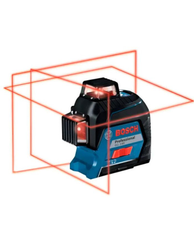 Лінійний лазерний нівелір Bosch GLL 3-80 Professional в кейсі з мішенню, чохлом та окулярами