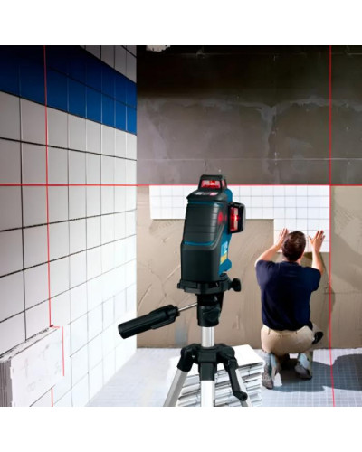 Лінійний лазерний нівелір Bosch GLL 3-80 Professional в кейсі з мішенню, чохлом та окулярами