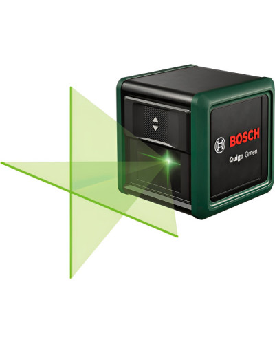 Лазерний нівелір Bosch Quigo Green Set зі штативом і батарейками