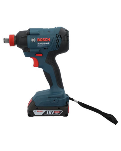 Акумуляторний ударний гайковерт Bosch GDX 180-LI Professional, 2 акб 18 V 2 Ah, з/п GAL 18V-40, в кейсі