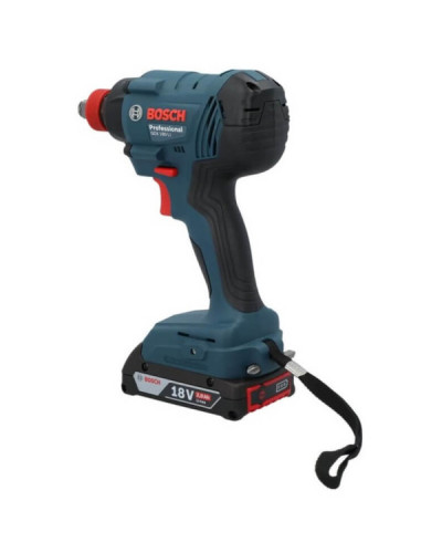Акумуляторний ударний гайковерт Bosch GDX 180-LI Professional, 2 акб 18 V 2 Ah, з/п GAL 18V-40, в кейсі