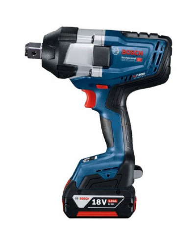 Акумуляторний ударний гайковерт Bosch GDS 18V-1050 H Professional, з 2 акб GBA 18V 5Ah і з/в GAL 18V-40, у кейсі L-Boxx 136