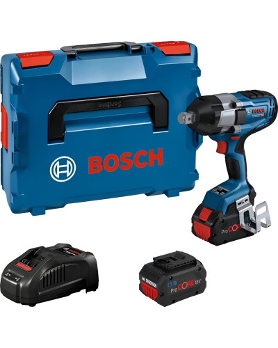 Акумуляторний ударний гайковерт Bosch GDS 18V-1050 H Professional, с 2 акб ProCore 18V 8Ah та з/п GAL 1880 CV, в кейсі L-Boxx 136