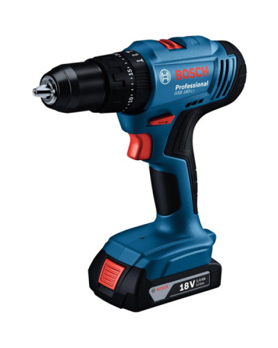 Акумуляторний ударний дриль-шурупокрут Bosch GSB 183-Li Professional, 1 акб GAL 18V-20 2 Ah та з/п GAL 18V-20, у кейсі Carry Case
