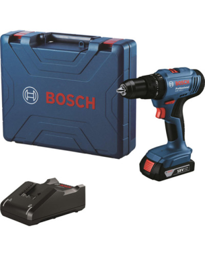 Акумуляторний ударний дриль-шурупокрут Bosch GSB 183-Li Professional, 1 акб GAL 18V-20 2 Ah та з/п GAL 18V-20, у кейсі Carry Case
