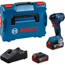 Акумуляторний ударний гайковерт Bosch GDR 18V-220 C Professional, з 2 акб GBA 18V 5 Ah та з/п GAL 18V-40, у кейсі L-BOXX 136