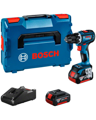 Акумуляторний дриль-шурупокрут Bosch GSR 18V-90 C Professional, 2 акб GBA 18V 5.0Ah nf з/g GAL 18V-40, в кейсі L-BOXX 136
