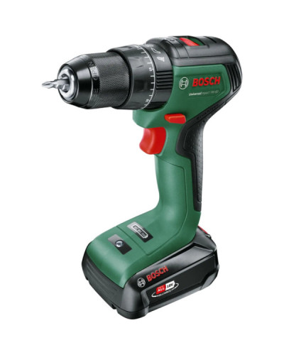 Акумуляторний дриль-шурупокрут Bosch UniversalImpact 18V-60, с 2 акб PBA 18V 2.0Ah та з/п AL 18V-20, в кейсі