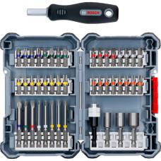 Набір біт Bosch Extra Hard з тримачами та викруткою, 45 шт