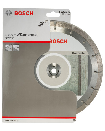 Алмазный диск Bosch Standard for Concrete 230х22.23х2.3х10 мм