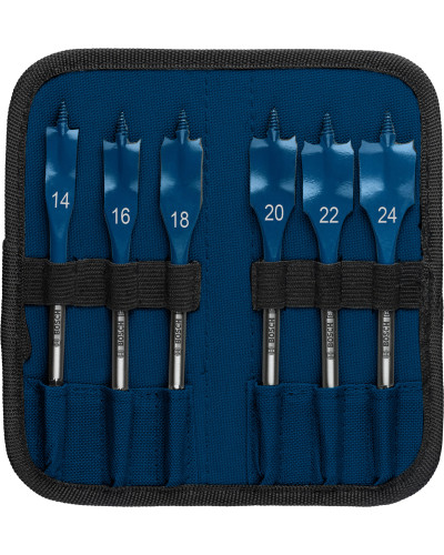 Набір перових свердел Bosch Expert Self Cut Speed 14, 16, 18, 20, 22, 24 мм