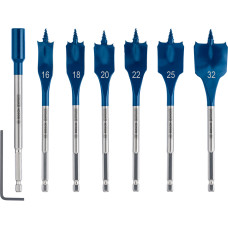 Набір перових свердел Bosch Expert Self Cut Speed 16, 18, 20, 22, 25, 32 мм з подовжувачем