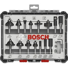 Набор фрез Bosch 6 мм, 15 шт