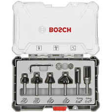 Набор кромочных фрез Bosch Trim&Edging 8 мм, 6 шт