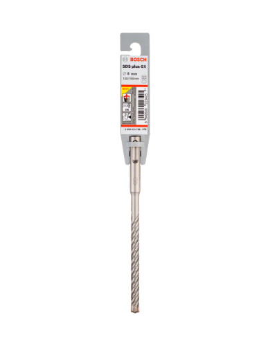 Квадробур Bosch SDS-Plus-5X 8×100×160 мм