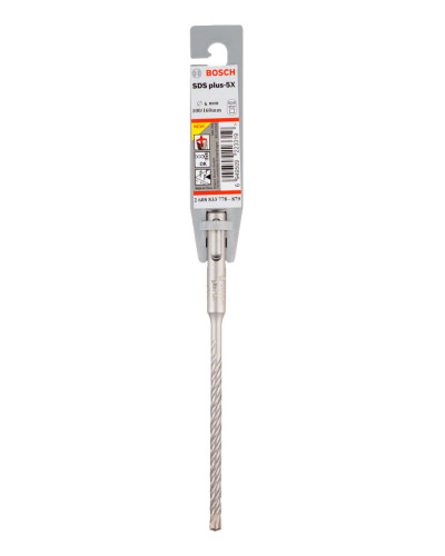 Квадробур Bosch SDS-Plus-5X 6х100х160 мм