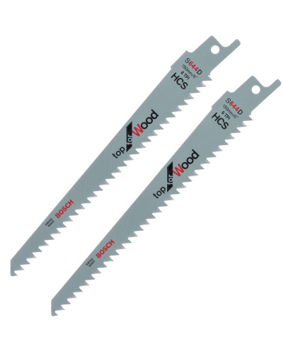 Пиляльне полотно Top for Wood Bosch HCS S 644 D 131х152 мм 4 мм 6 TPI, 2 шт