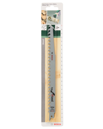 Пиляльне полотно Top for Wood Bosch HCS S 1542 K 219x240 мм 8.5 мм 3 TPI, 2 шт
