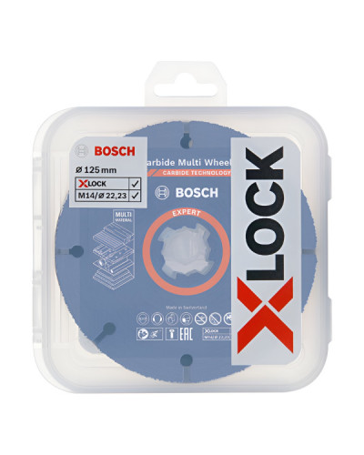Набір кругів Bosch X-Lock 125 мм, 5 шт