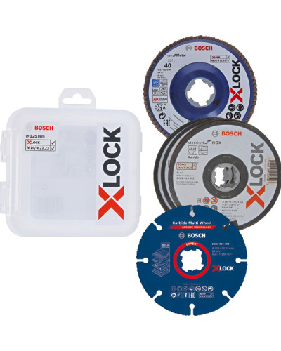 Набір кругів Bosch X-Lock 125 мм, 5 шт