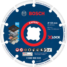 Алмазный диск по металлу Bosch X-LOCK Expert Diamond Metal Wheel, 125 мм