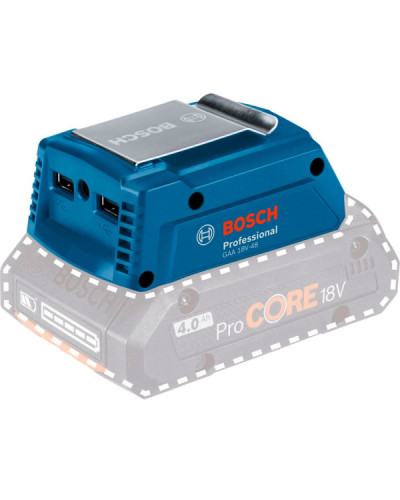 Зарядний пристрій - USB-адаптер Bosch GAA 18V-48 Professional