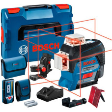 Лінійний лазерний нівелір Bosch GLL 3-80 C Professional з LR 7, BM 1, 1 акб GBA 12V 2.0 Ah, з/у GAL 1230 CV, L-Boxx 136
