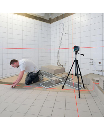 Лінійний лазерний нівелір Bosch GLL 3-80 C Professional з LR 7, BM 1, 1 акб GBA 12V 2.0 Ah, з/у GAL 1230 CV, L-Boxx 136