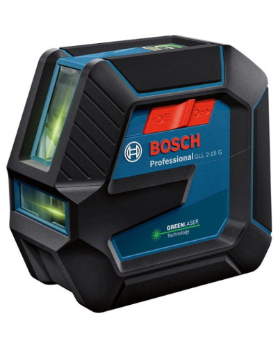 Лазерний нівелір Bosch GLL 2-15 G Professional в L-boxx з тримачем LB 10, стельовим кріпленням