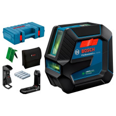 Лазерний нівелір Bosch GLL 2-15 G Professional в L-boxx з тримачем LB 10, стельовим кріпленням