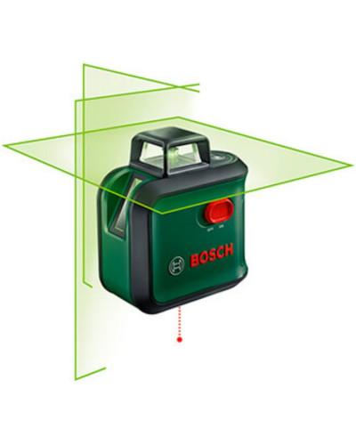 Лазерний нівелір Bosch AdvancedLevel 360 з футляром, батарейками, штативом TT 150