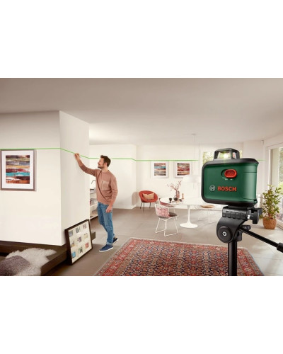 Лазерний нівелір Bosch AdvancedLevel 360 з футляром, батарейками, штативом TT 150
