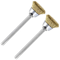 Щітка м'яка з латуні Dremel 19 мм (536), 2 шт