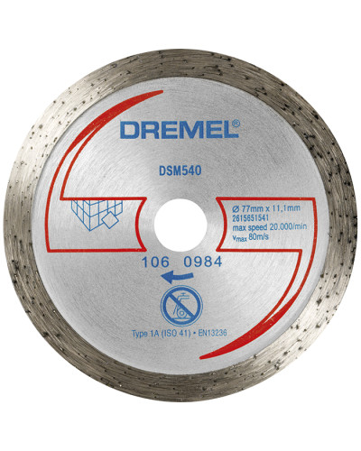 Алмазний відрізний диск для плитки Dremel DSM40