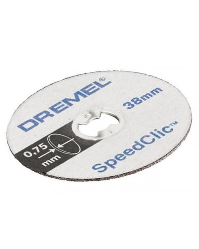 Відрізний круг Dremel EZ Speedclic тонкий 0,75 мм (SC409), 5 шт